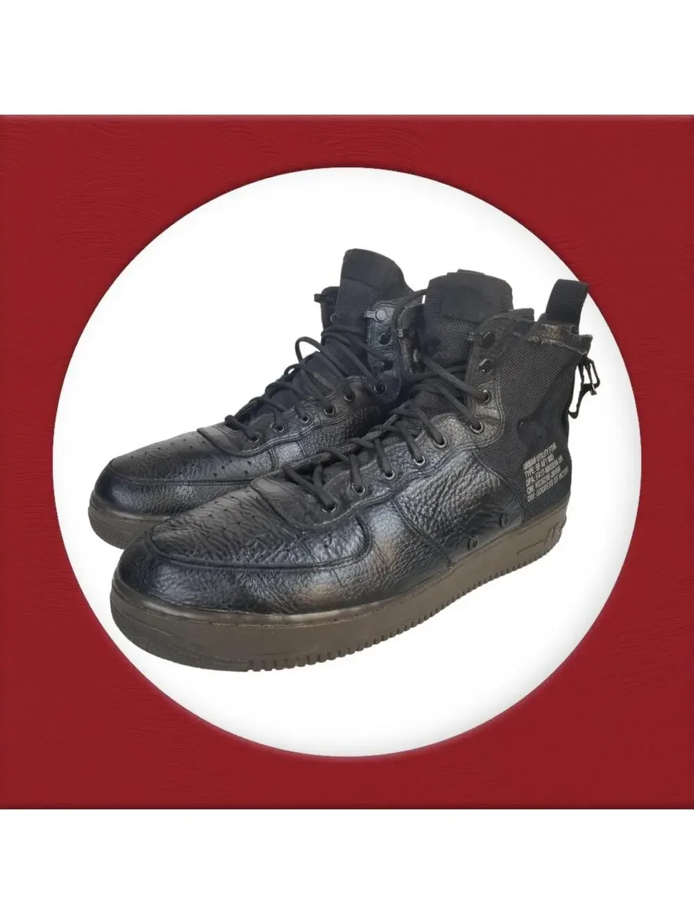 Nike Air Force 1 SF AF1 Mid SZ 15 Black Gum Special Field 917753-002